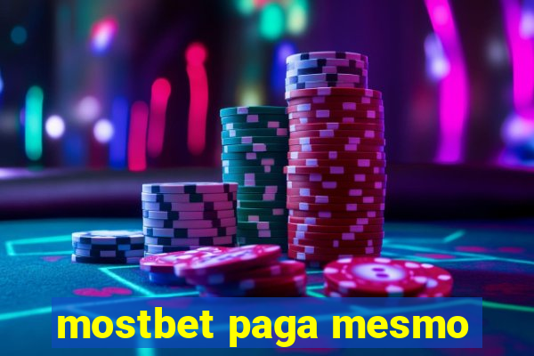 mostbet paga mesmo